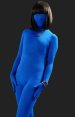 Royal Blue Full-body Tights Modal Zentai Suit