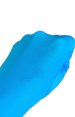 Semi-transparent Blue Stretchy Silk Lycra Full Bodysuit