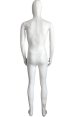 Semi-transparent White Stretchy Silk Lycra Full Bodysuit