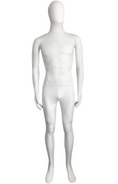 Semi-transparent White Stretchy Silk Lycra Full Bodysuit