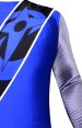 Shuriken Sentai Ninninger Blue Spandex Lycra Printed Costume