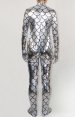 Silver Scale Full Body Zentai Suit | Not Stretchy No hood