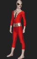Skeleton Tuxedo Full Body Suit | Red and Black Spandex Lycra Full Body Suit