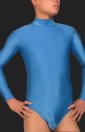 Sky Blue Lycra Spandex Catsuit ( No Hood, Hands and Legs)