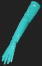 Sky Blue PVC Long Gloves Sky Blue PVC Long Gloves