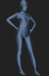 Slate Grey Full Body Suit | Full-body Lycra Spandex Unisex Zentai Suit