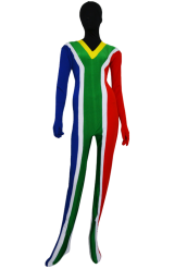 South Africa Flag Zentai Suit