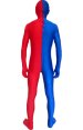 Split Zentai | Blue and Red Spandex Lycra Zentai Suit