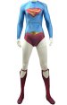 Super Woman Printed Spandex Lycra Costume with Cape