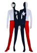 Texas Flag Zentai Suit | Red, White and Navy Spandex Lycra Bodysuit