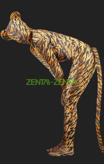 Tiger! Lycra Spandex Tigher Strips Unisex Zentai Suits