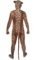 Tiger Printed Face Spandex Lycra Zentai Costume