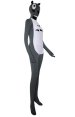 Totoro Zentai Suit | Grey and White Spandex Lycra Bodysuit