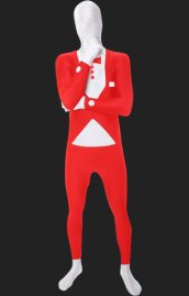 Tuxedo Full Body Suit (Red)
