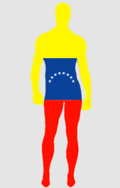 Venezuela Flag Spandex Lycra Zentai Bodysuit