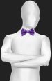 Violet Satin Bow Tie