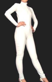 White PVC Jumpsuits/Catsuits