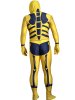 Yellow and Dark Blue Skeleton Printed Zentai Suit