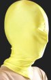 Yellow Lycra Zentai / Full Body Suit Hood