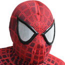 Rubber Spider-Man Eyes(attached) ( +$20.00 )