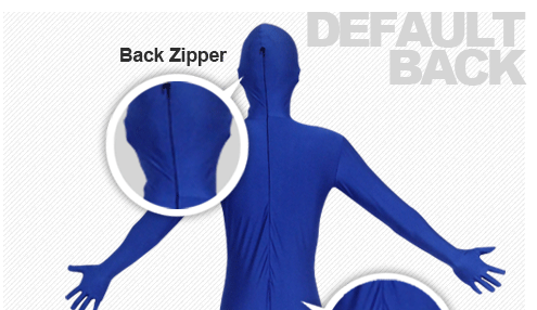 Purple Blue Full Body Suit  Full-body Lycra Spandex Unisex Zentai Suit